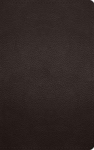 ESV Thinline Bible (Deep Brown Buffalo Leather)